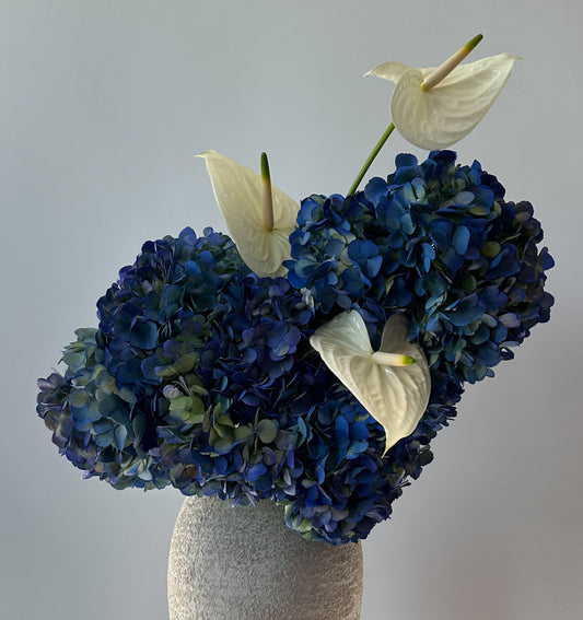 Ramo con Hortensias y Anturios