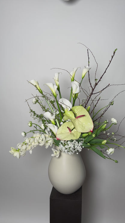 Bouquet of Cymbidium and Anthurium - Luxury from Meadow, available in Barcelona